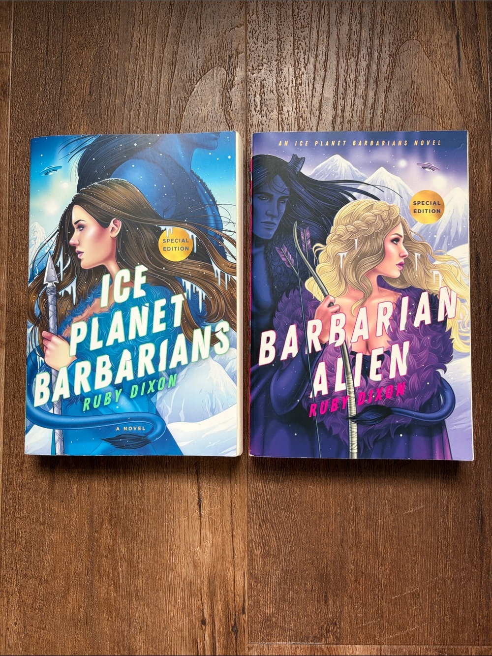 Ice Planet Barbarians & Barbarian Alien by Ruby Dixon - Book Set